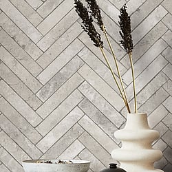 Galerie Wallcoverings Product Code: 45762 - Bricks And More Wallpaper Collection Galerie Wallcoverings Product Code 45762 - Bricks And More Wallpaper Collection - Grey Colours - Brick Herringbone Design