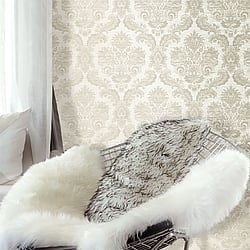 Galerie Wallcoverings Product Code: 4610 - Italian Glamour Wallpaper Collection Galerie Wallcoverings Product Code 4610 - Italian Glamour Wallpaper Collection - Beige Colours - Italian Damask Design