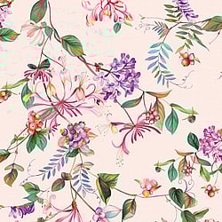 Galerie Wallcoverings Product Code: 47457 - Flora Wallpaper Collection Galerie Wallcoverings Product Code 47457 - Flora Wallpaper Collection - Beige, Rose, Green Colours - Summer Bouquet Design