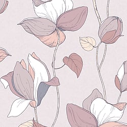 Galerie Wallcoverings Product Code: 47474 - The New Design Book Wallpaper Collection Galerie Wallcoverings Product Code 47474 - The New Design Book Wallpaper Collection - Grey,Brown Colours - Stylised Floral Design
