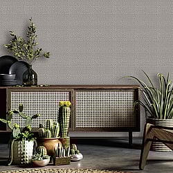 Galerie Wallcoverings Product Code: 47487 - Flora Wallpaper Collection Galerie Wallcoverings Product Code 47487 - Flora Wallpaper Collection - Brown, Beige Colours - Diamond Weave Design