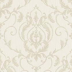 Galerie Wallcoverings Product Code: 47511 - Ornamenta 2 Wallpaper Collection Galerie Wallcoverings Product Code 47511 - Ornamenta 2 Wallpaper Collection - Silver Beige Colours - Ornamenta Damask Design
