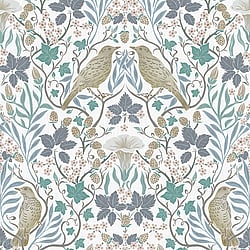 Galerie Wallcoverings Product Code: 47619 - Heritage Wallpaper Collection Galerie Wallcoverings Product Code 47619 - Heritage Wallpaper Collection - white Colours - Summer Garden Design