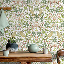 Galerie Wallcoverings Product Code: 47620 - Heritage Wallpaper Collection Galerie Wallcoverings Product Code 47620 - Heritage Wallpaper Collection - white Colours - Summer Garden Design