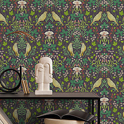 Galerie Wallcoverings Product Code: 47621 - Ornamenta 2 Wallpaper Collection Galerie Wallcoverings Product Code 47621 - Ornamenta 2 Wallpaper Collection - black Colours - Summer Garden Design