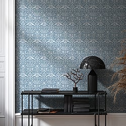 Galerie Wallcoverings Product Code: 47623 - Heritage Wallpaper Collection Galerie Wallcoverings Product Code 47623 - Heritage Wallpaper Collection - Blue Colours - Batik Design