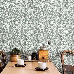Galerie Wallcoverings Product Code: 47639 - Heritage Wallpaper Collection Galerie Wallcoverings Product Code 47639 - Heritage Wallpaper Collection - grey Colours - Vintage Leaf Design