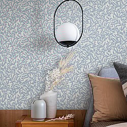Galerie Wallcoverings Product Code: 47642 - Heritage Wallpaper Collection Galerie Wallcoverings Product Code 47642 - Heritage Wallpaper Collection - blue Colours - Vintage Leaf Design