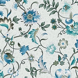 Galerie Wallcoverings Product Code: 47647 - Heritage Wallpaper Collection Galerie Wallcoverings Product Code 47647 - Heritage Wallpaper Collection - Blue Colours - Floral Design