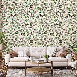 Galerie Wallcoverings Product Code: 47648 - Heritage Wallpaper Collection Galerie Wallcoverings Product Code 47648 - Heritage Wallpaper Collection - grey Colours - Floral Design