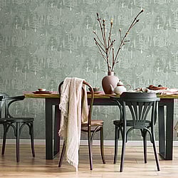 Galerie Wallcoverings Product Code: 47651 - Heritage Wallpaper Collection Galerie Wallcoverings Product Code 47651 - Heritage Wallpaper Collection - green Colours - Woodland Design