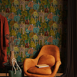 Galerie Wallcoverings Product Code: 47652 - Heritage Wallpaper Collection Galerie Wallcoverings Product Code 47652 - Heritage Wallpaper Collection - green Colours - Jungle Design