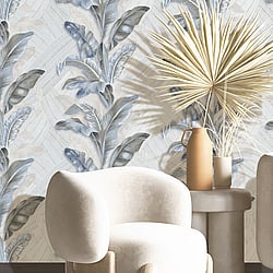 Galerie Wallcoverings Product Code: 49306 - Stratum Wallpaper Collection Galerie Wallcoverings Product Code 49306 - Stratum Wallpaper Collection - light blue beige gold Colours - Palma Design
