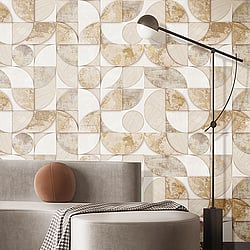 Galerie Wallcoverings Product Code: 49310 - Stratum Wallpaper Collection Galerie Wallcoverings Product Code 49310 - Stratum Wallpaper Collection - beige cream Colours - Geometrico Design