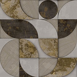 Galerie Wallcoverings Product Code: 49315 - Stratum Wallpaper Collection Galerie Wallcoverings Product Code 49315 - Stratum Wallpaper Collection - brown beige gold Colours - Geometrico Design