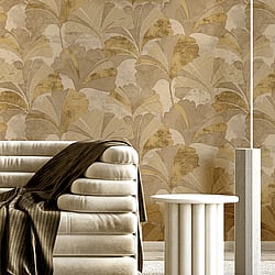 Galerie Wallcoverings Product Code: 49327 - Stratum Wallpaper Collection Galerie Wallcoverings Product Code 49327 - Stratum Wallpaper Collection - gold brown beige Colours - Ginko Design