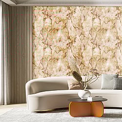 Galerie Wallcoverings Product Code: 49353 - Italian Textures 3 Wallpaper Collection Galerie Wallcoverings Product Code 49353 - Italian Textures 3 Wallpaper Collection - gold pink Colours - Marmo Design