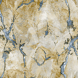 Galerie Wallcoverings Product Code: 49356 - Italian Textures 3 Wallpaper Collection Galerie Wallcoverings Product Code 49356 - Italian Textures 3 Wallpaper Collection - gold blue Colours - Marmo Design