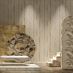 Galerie Wallcoverings Product Code: 49361 - Stratum Wallpaper Collection Galerie Wallcoverings Product Code 49361 - Stratum Wallpaper Collection - beige cream silver Colours - Verticale Design