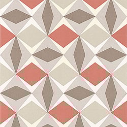 Galerie Wallcoverings Product Code: 51144010 - Skandinavia Wallpaper Collection Galerie Wallcoverings Product Code 51144010 - Skandinavia Wallpaper Collection - Beige Grey Red Colours - Red Beige Oslo Geometric Design