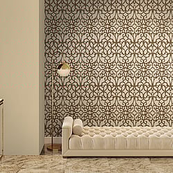Galerie Wallcoverings Product Code: 51207 - Universe Wallpaper Collection Galerie Wallcoverings Product Code 51207 - Universe Wallpaper Collection - Brown Bronze Cream Colours - Pluto Sand Beige Design
