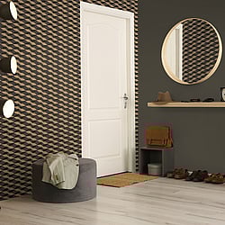Galerie Wallcoverings Product Code: 51210 - Universe Wallpaper Collection Galerie Wallcoverings Product Code 51210 - Universe Wallpaper Collection - Brown Gold Colours - Venus Umber Brown Design