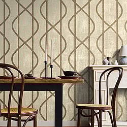 Galerie Wallcoverings Product Code: 51212 - Universe Wallpaper Collection Galerie Wallcoverings Product Code 51212 - Universe Wallpaper Collection - Bronze Brown Beige Colours - Saturn Sand Beige Design