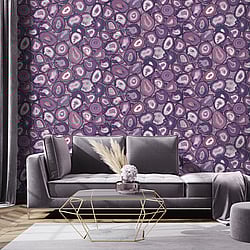 Galerie Wallcoverings Product Code: 51217 - Pepper Wallpaper Collection Galerie Wallcoverings Product Code 51217 - Pepper Wallpaper Collection - Lavender Colours - Agate Design