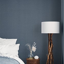 Galerie Wallcoverings Product Code: 64667 - Slow Living Wallpaper Collection Galerie Wallcoverings Product Code 64667 - Slow Living Wallpaper Collection - Blue Navy Silver Colours - Balance Night Blue Design