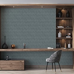 Galerie Wallcoverings Product Code: 65009 - Feel Wallpaper Collection Galerie Wallcoverings Product Code 65009 - Feel Wallpaper Collection - Grey Blue Silver Colours - Greek Tile Design