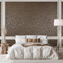 Galerie Wallcoverings Product Code: 65169 - Precious Wallpaper Collection Galerie Wallcoverings Product Code 65169 - Precious Wallpaper Collection - Bronze Brown Colours - Jaquard Design