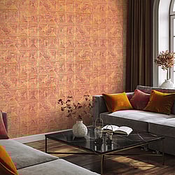 Galerie Wallcoverings Product Code: 65345 - Pepper Wallpaper Collection Galerie Wallcoverings Product Code 65345 - Pepper Wallpaper Collection - Curcuma Colours - Raffia Design