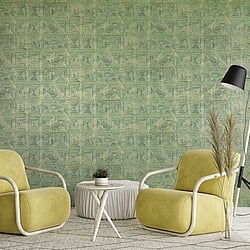 Galerie Wallcoverings Product Code: 65348 - Pepper Wallpaper Collection Galerie Wallcoverings Product Code 65348 - Pepper Wallpaper Collection - Spirulina Colours - Raffia Design