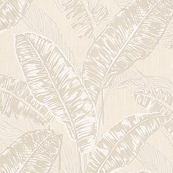Galerie Wallcoverings Product Code: 6769-30 - Imagine Wallpaper Collection Galerie Wallcoverings Product Code 6769-30 - Imagine Wallpaper Collection - Beige Colours - Tropical Leaf Print Design