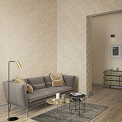Galerie Wallcoverings Product Code: 6769-30 - Imagine Wallpaper Collection Galerie Wallcoverings Product Code 6769-30 - Imagine Wallpaper Collection - Beige Colours - Tropical Leaf Print Design