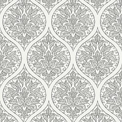 Galerie Wallcoverings Product Code: 7002 - Emporium Wallpaper Collection Galerie Wallcoverings Product Code 7002 - Emporium Wallpaper Collection - Cream Silver Colours - Emporium Ogee Design
