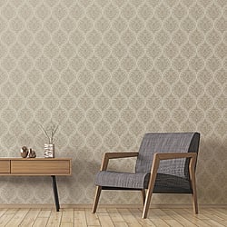 Galerie Wallcoverings Product Code: 7003 - Emporium Wallpaper Collection Galerie Wallcoverings Product Code 7003 - Emporium Wallpaper Collection - Cream Gold Colours - Emporium Ogee Design