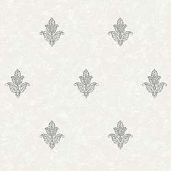 Galerie Wallcoverings Product Code: 7012 - Emporium Wallpaper Collection Galerie Wallcoverings Product Code 7012 - Emporium Wallpaper Collection - Cream Silver Colours - Mehndi Motif Design
