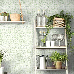 Galerie Wallcoverings Product Code: 7316 - Evergreen Wallpaper Collection Galerie Wallcoverings Product Code 7316 - Evergreen Wallpaper Collection - Green Mica Colours - Reflections Design