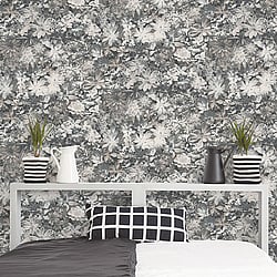 Galerie Wallcoverings Product Code: 7321 - Evergreen Wallpaper Collection Galerie Wallcoverings Product Code 7321 - Evergreen Wallpaper Collection - Grey Colours - Succulents Design