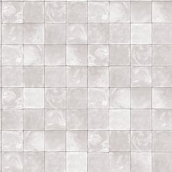 Galerie Wallcoverings Product Code: 7348 - Evergreen Wallpaper Collection Galerie Wallcoverings Product Code 7348 - Evergreen Wallpaper Collection - Grey Mica Colours - Aqua Tile Design