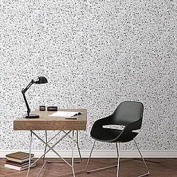 Galerie Wallcoverings Product Code: 7374 - Evergreen Wallpaper Collection Galerie Wallcoverings Product Code 7374 - Evergreen Wallpaper Collection - Grey Mica Colours - Terrazzo Design