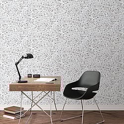 Galerie Wallcoverings Product Code: 7374 - Evergreen Wallpaper Collection Galerie Wallcoverings Product Code 7374 - Evergreen Wallpaper Collection - Grey Mica Colours - Terrazzo Design