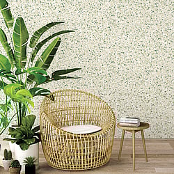 Galerie Wallcoverings Product Code: 7375 - Evergreen Wallpaper Collection Galerie Wallcoverings Product Code 7375 - Evergreen Wallpaper Collection - Green Mica Colours - Terrazzo Design