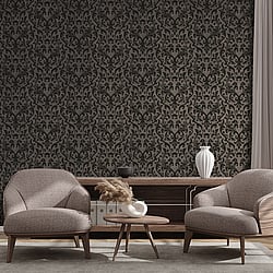 Galerie Wallcoverings Product Code: 81253 - Urban Classics Wallpaper Collection Galerie Wallcoverings Product Code 81253 - Urban Classics Wallpaper Collection - Mayfair / Loft Damask Flock Design