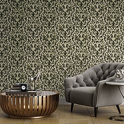 Galerie Wallcoverings Product Code: 81254 - Urban Classics Wallpaper Collection Galerie Wallcoverings Product Code 81254 - Urban Classics Wallpaper Collection - Mayfair / Loft Damask Flock Design