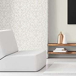 Galerie Wallcoverings Product Code: 81255 - Urban Classics Wallpaper Collection Galerie Wallcoverings Product Code 81255 - Urban Classics Wallpaper Collection - Mayfair / Loft Damask Flock Design