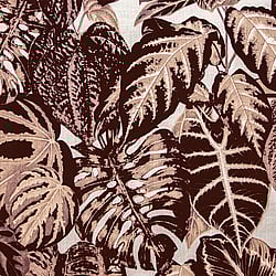 Galerie Wallcoverings Product Code: 81265 - Feel Wallpaper Collection Galerie Wallcoverings Product Code 81265 - Feel Wallpaper Collection - Red Burgundy Ecru Cream Peach Colours - Elephant Leaf Design