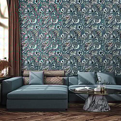 Galerie Wallcoverings Product Code: 81332 - Pepper Wallpaper Collection Galerie Wallcoverings Product Code 81332 - Pepper Wallpaper Collection - Saffron Colours - Wild Garden Design