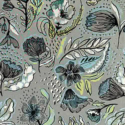 Galerie Wallcoverings Product Code: 81334 - Pepper Wallpaper Collection Galerie Wallcoverings Product Code 81334 - Pepper Wallpaper Collection - Spirulina Colours - Wild Garden Design